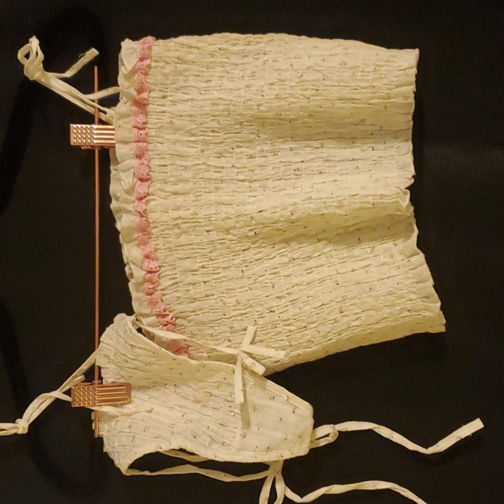 Bandeau top with matching thong